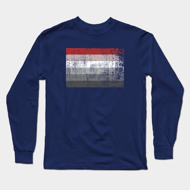 Rabies Pride Flag Long Sleeve T-Shirt by Crazy Collective